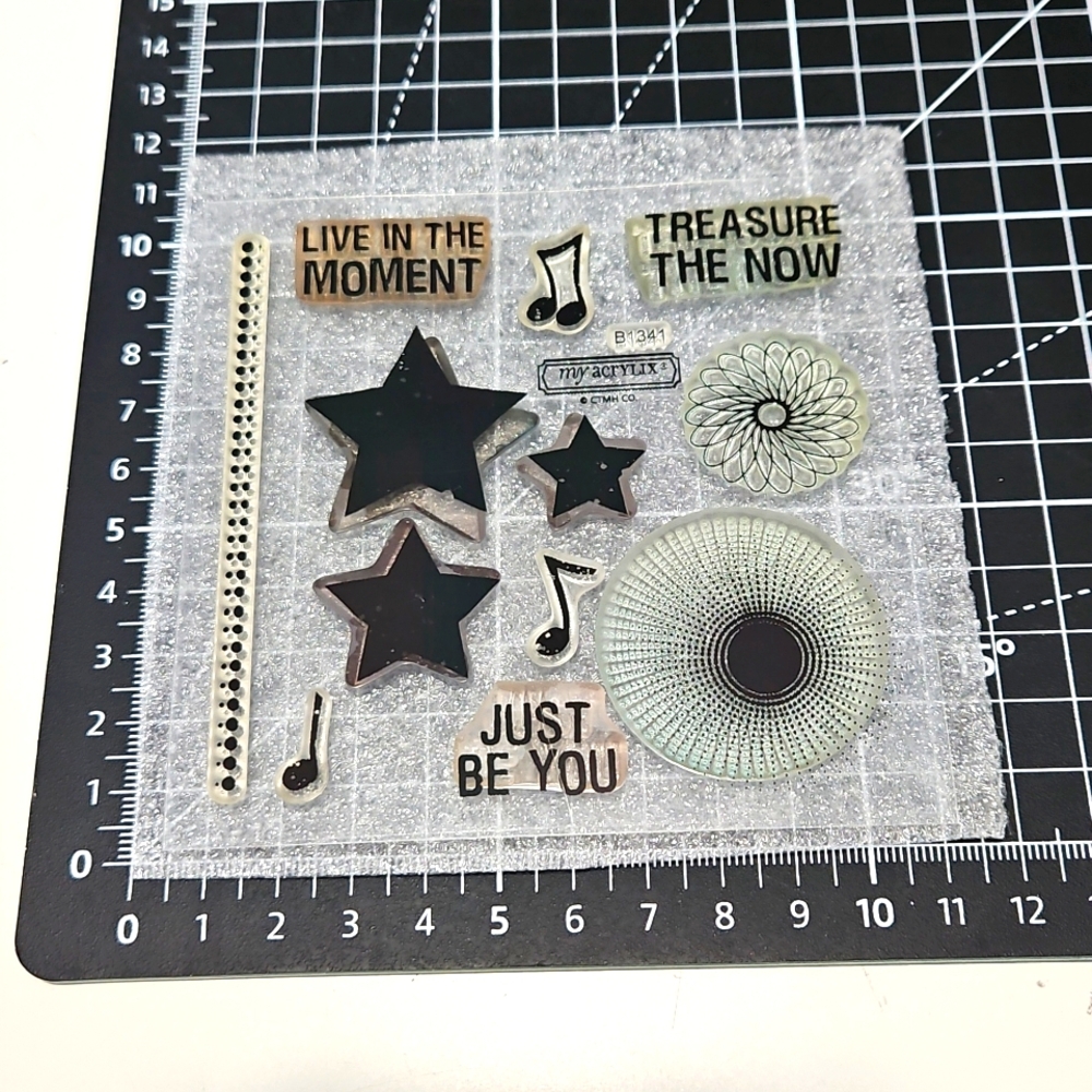 Just Be You clear stamp set CTMH my Acrylix
